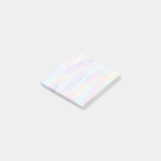 Pastelpenseelstreken Post-it® Notes (Schuin)