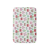 pastelpoeder kleur achtergrond badmat (Voorkant Verticaal)