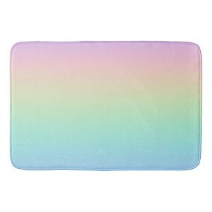 Pastelregenboog Badmat
