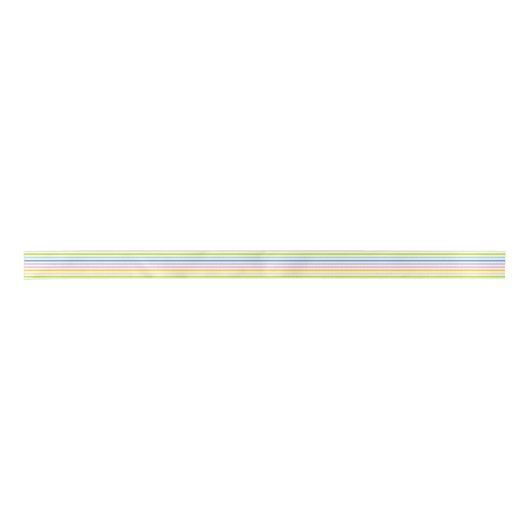 Pastelregenboog en witte strepen lint (Voorkant)