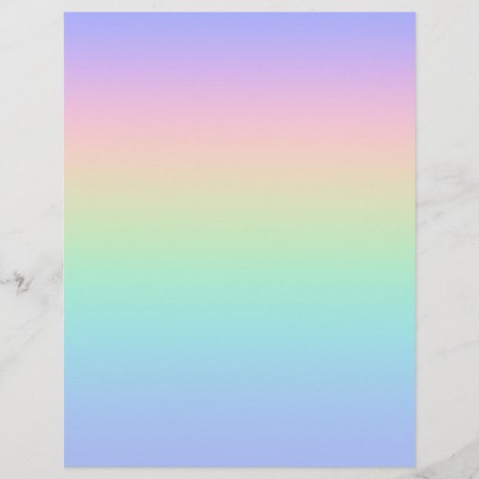 Pastelregenboog Flyer (Voorkant)