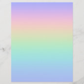 Pastelregenboog Flyer (Achterkant)