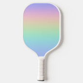 Pastelregenboog Pickleball Paddle (Achterkant)