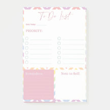 Pastelregenboog to-do lijst planner