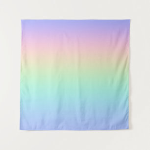 Pastelregenboog Wandkleed