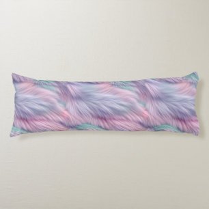 pastelregenboogbont lichaamskussen
