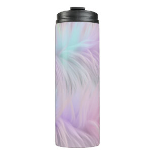 pastelregenboogbont thermosbeker