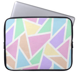 Pastelregenboogmozaïekpatroon Laptop Sleeve