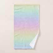 Pastelregenboogsprankelpatroon Bad Handdoek (Handdoek)