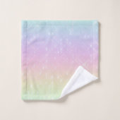 Pastelregenboogsprankelpatroon Bad Handdoek (Wasdoekje)