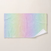 Pastelregenboogsprankelpatroon Bad Handdoek (Handdoek)