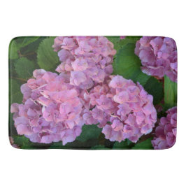 Pastelroze Hortensia hydrangea bloemen Badmat