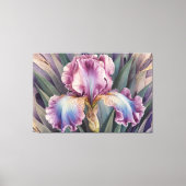 *~* Pastels Roze IRIS Irissen  Bloemen TV2 Canvas Afdruk (Voorkant)