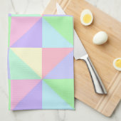Pastels Serviette de cuisine (Quart Plié)