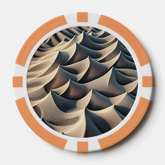 Pastelstromen Poker Chips (Voorkant)