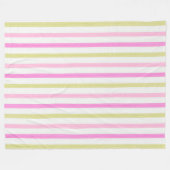Pastelstropen Fleece Deken (Voorkant (Horizontaal))