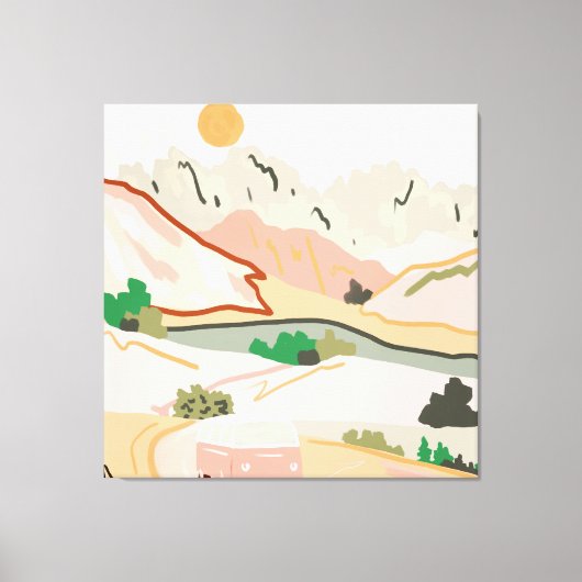 pasteltocht canvas afdruk (Voorkant)