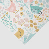 Pasteltonen Paassymbolen patroon Tissuepapier (Detail)