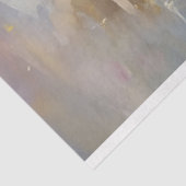 Pasteltulpen en een honingbij decoupage tissuepapier (Detail)