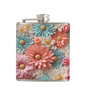 Pastelventilatorpatroon Heupfles