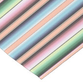 Pastelvormige strepen medium tafelloper (Hoek)