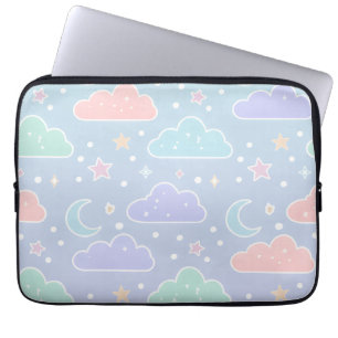 Pastelwolk Esthetische Laptophoes Laptop Sleeve