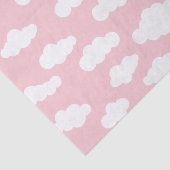 Pastelwolken: asthetische witte en roze kunst tissuepapier (Detail)