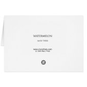 Pastèque (Dos Horizontal)
