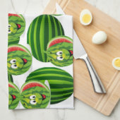 pastèque cuisine serviette à main (Quart Plié)