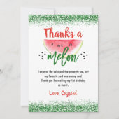 Pastèque douce Merci une pastèque d'anniversaire (Devant)