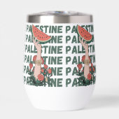 pastèque, fleurs et palestine Texte Répéter (Avant)
