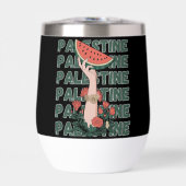 pastèque, fleurs et palestine Texte Répéter (Avant)