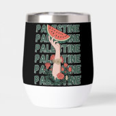 pastèque, fleurs et palestine Texte Répéter (Arrière)