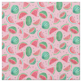 Pastèque | Fruit Tropical Été | Tissu (Fermer)