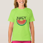Pastèque Juicy - T-shirt de base pour filles (Devant)