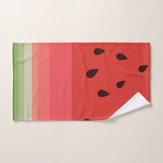 Pastèque juteuse délicieuse mûre avec conception d (Serviette à main)