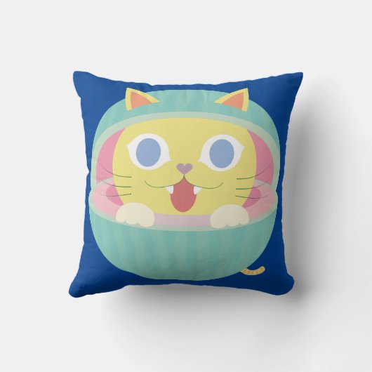 pastèque kitty coussin (Verso)