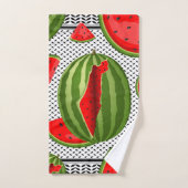 Pastèque Palestine - Slice (Serviette à main)