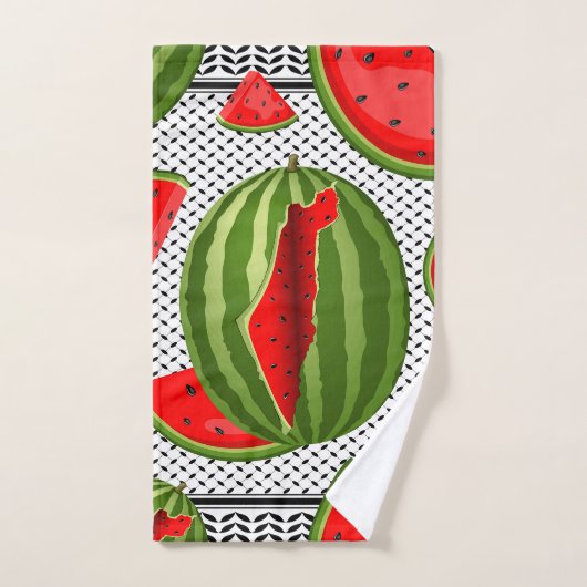 Pastèque Palestine - Slice (Serviette à main)