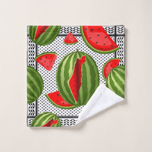 Pastèque Palestine - Slice (Gant de toilette)