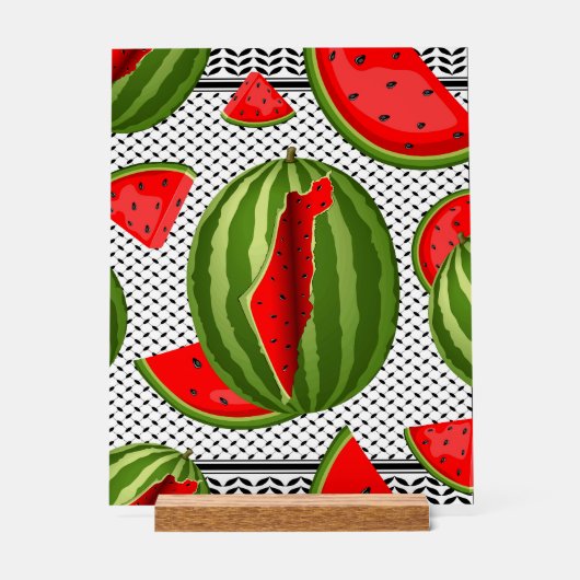 Pastèque Palestine - Slice (Recto)