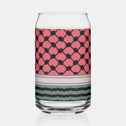 Pastèque palestinienne Hatta Keffiyeh Kufiya Folk (Recto)