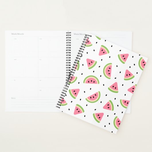 Pastèque rose, Graines de pastèque, Motif d'été (Devant avec enveloppe)