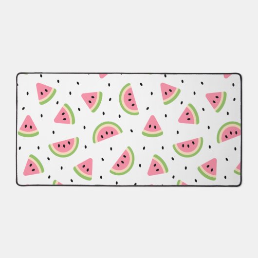 Pastèque rose, Graines de pastèque, Motif d'été (Recto)