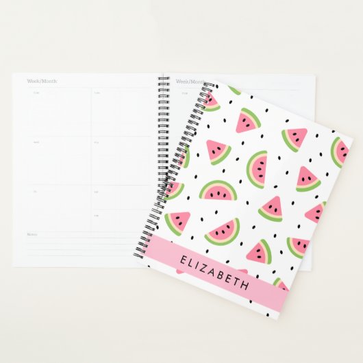 Pastèque Rose, Pâtes De Pâques, Votre Nom (Devant avec enveloppe)