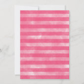 Pastèque tropicale 1er anniversaire Invitation (Dos)