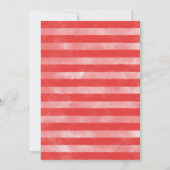 Pastèque tropicale 1er anniversaire Invitation (Dos)