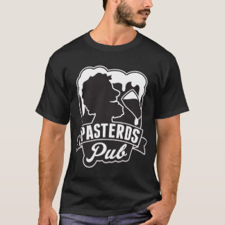 Pasterds Pub B&W logo T-shirt