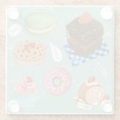 Pastes Glazen Onderzetter (Achterkant)