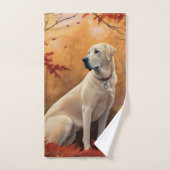 Pasteur anatolien en automne Feuilles automne Insp (Serviette à main)
